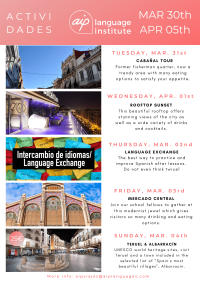 Settimana 14:30 marzo – 5 aprile