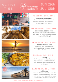 Settimana 27:29 giugno – 5 luglio