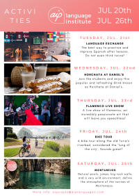 Settimana 30:20 – 26 luglio