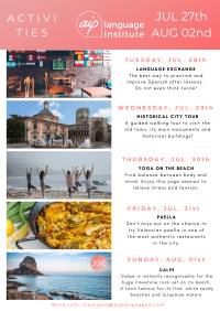 Settimana 31:27 luglio – 2 agosto